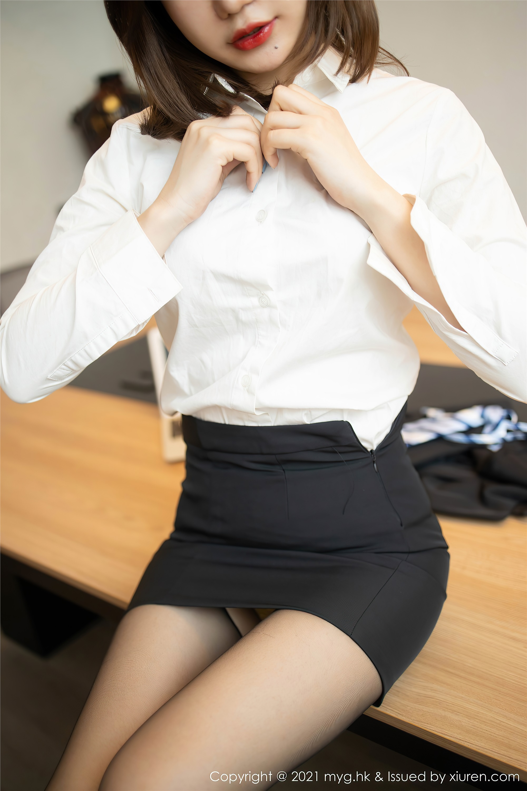 MyGirl美媛馆  2021.03.19 VOL.499 Carina绮里嘉 剧情 秘书